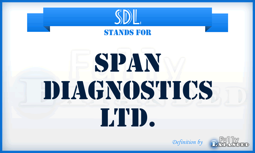 SDL - Span Diagnostics Ltd.