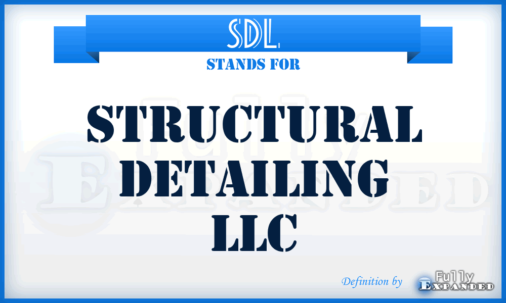 SDL - Structural Detailing LLC