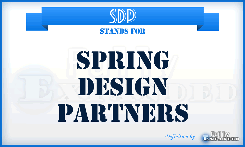 SDP - Spring Design Partners