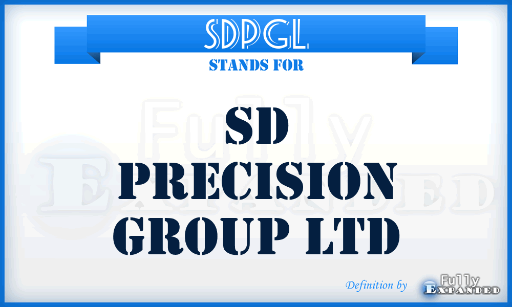 SDPGL - SD Precision Group Ltd