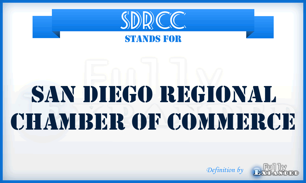 SDRCC - San Diego Regional Chamber of Commerce