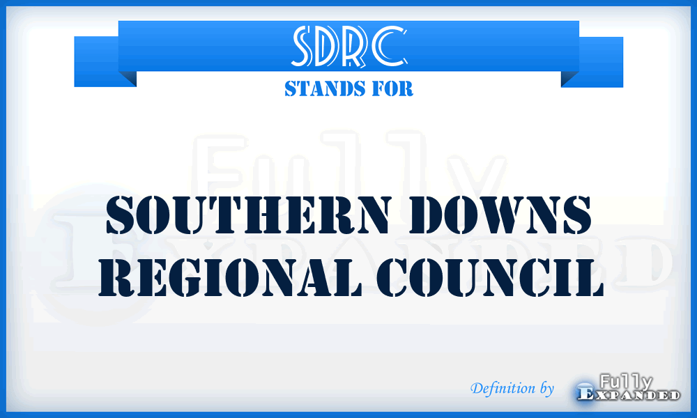 SDRC - Southern Downs Regional Council