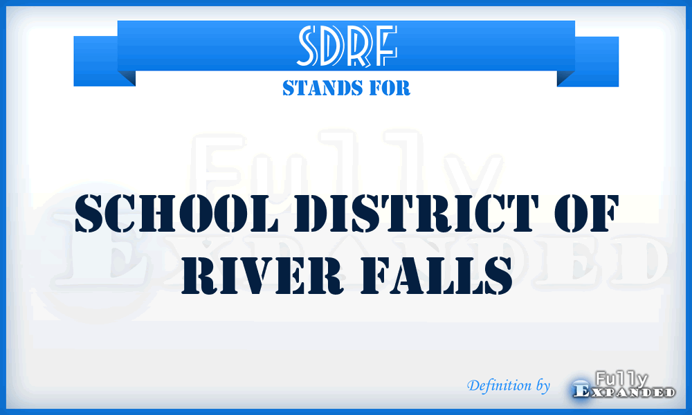 SDRF - School District of River Falls
