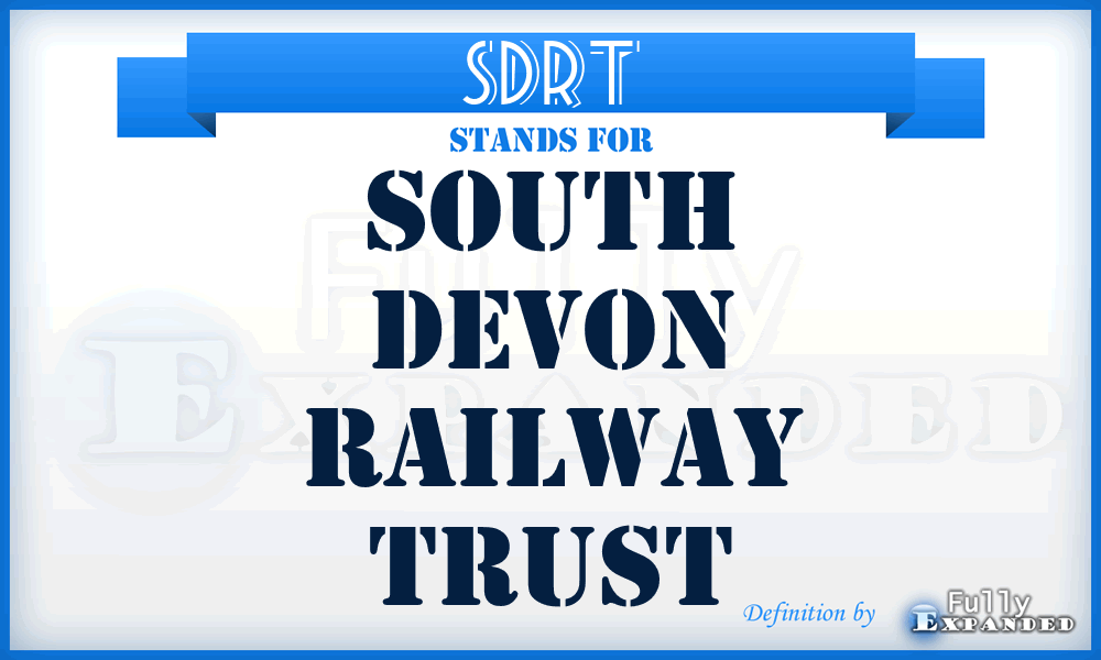 SDRT - South Devon Railway Trust