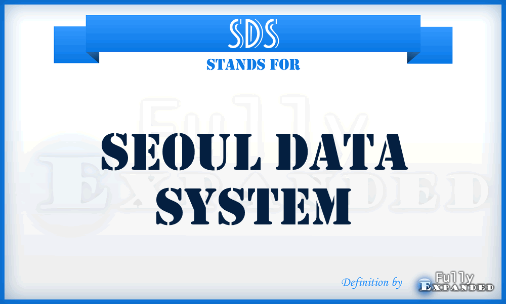 SDS - Seoul Data System