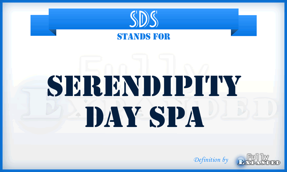 SDS - Serendipity Day Spa