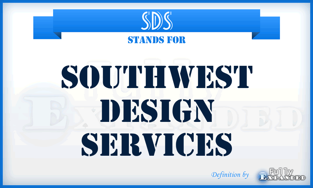 SDS - Southwest Design Services