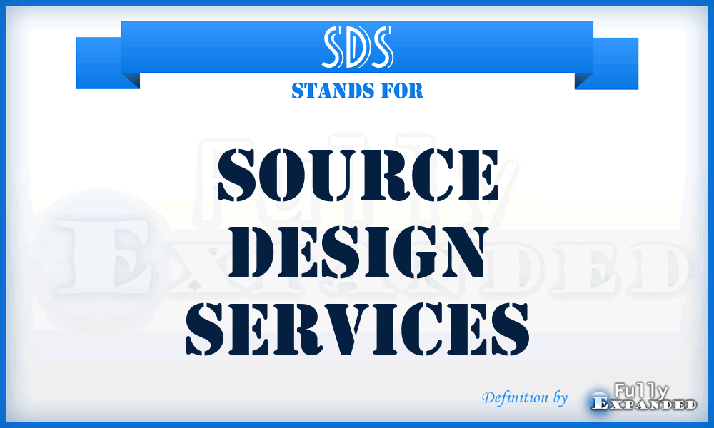 SDS - Source Design Services