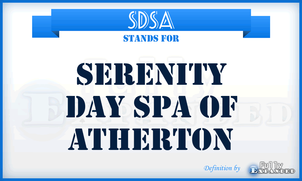 SDSA - Serenity Day Spa of Atherton