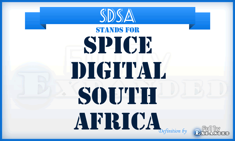 SDSA - Spice Digital South Africa