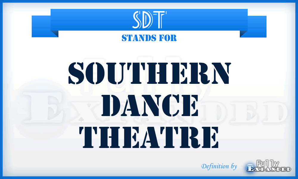 SDT - Southern Dance Theatre