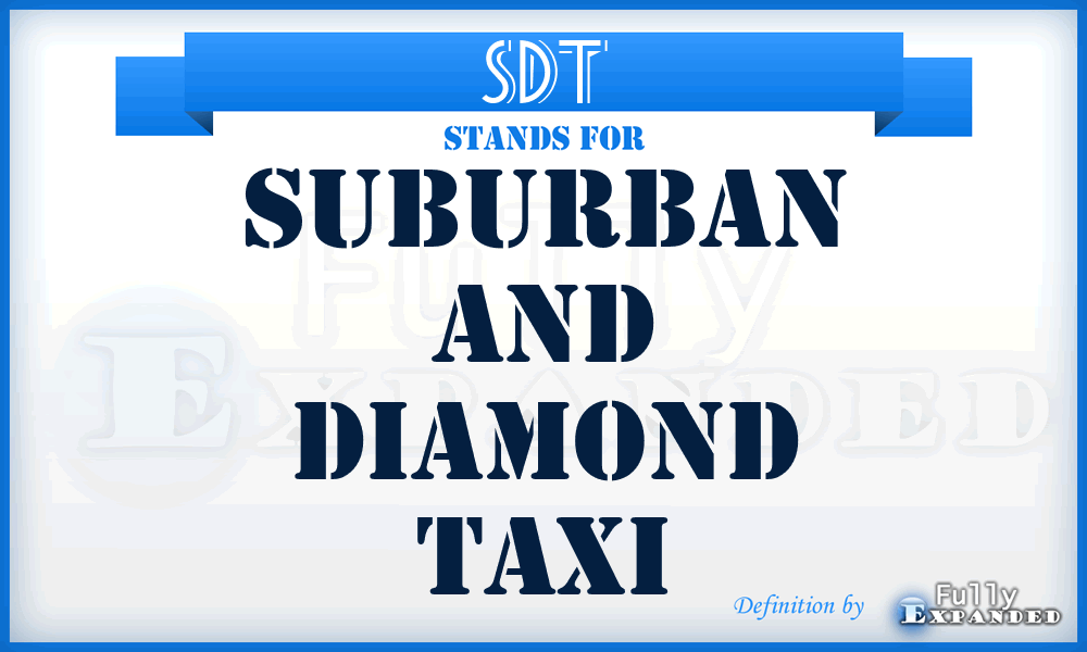 SDT - Suburban and Diamond Taxi