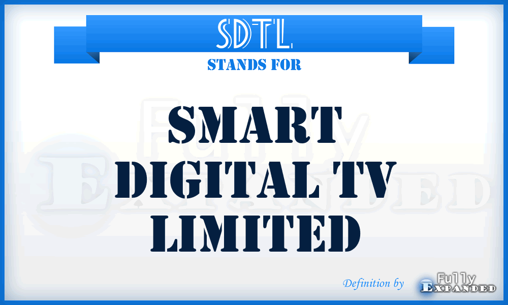 SDTL - Smart Digital Tv Limited