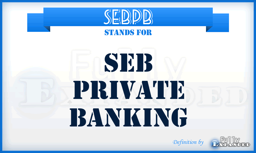 SEBPB - SEB Private Banking