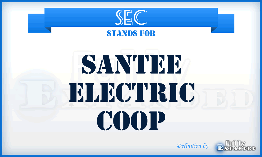 SEC - Santee Electric Coop