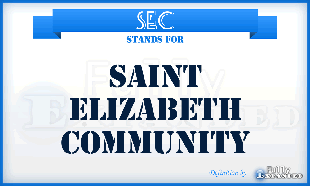 SEC - Saint Elizabeth Community