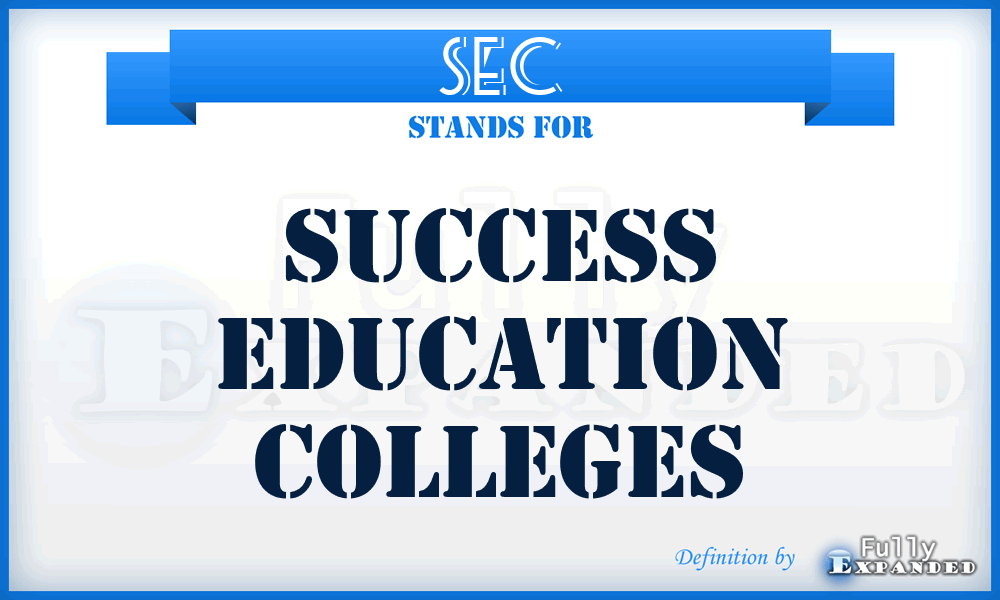 SEC - Success Education Colleges