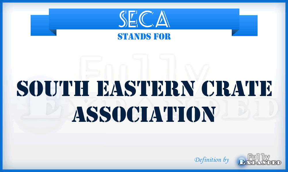 SECA - South Eastern Crate Association