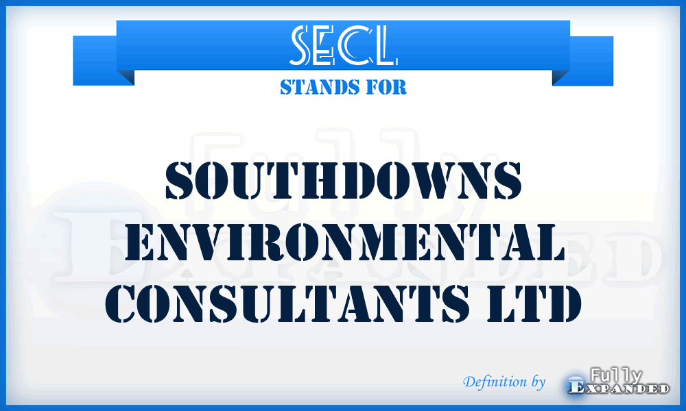 SECL - Southdowns Environmental Consultants Ltd