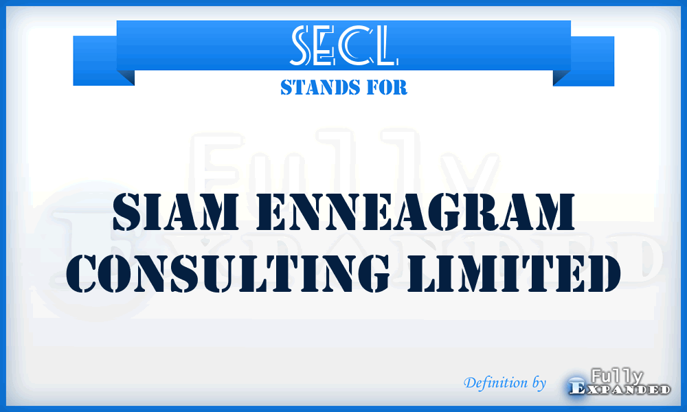 SECL - Siam Enneagram Consulting Limited