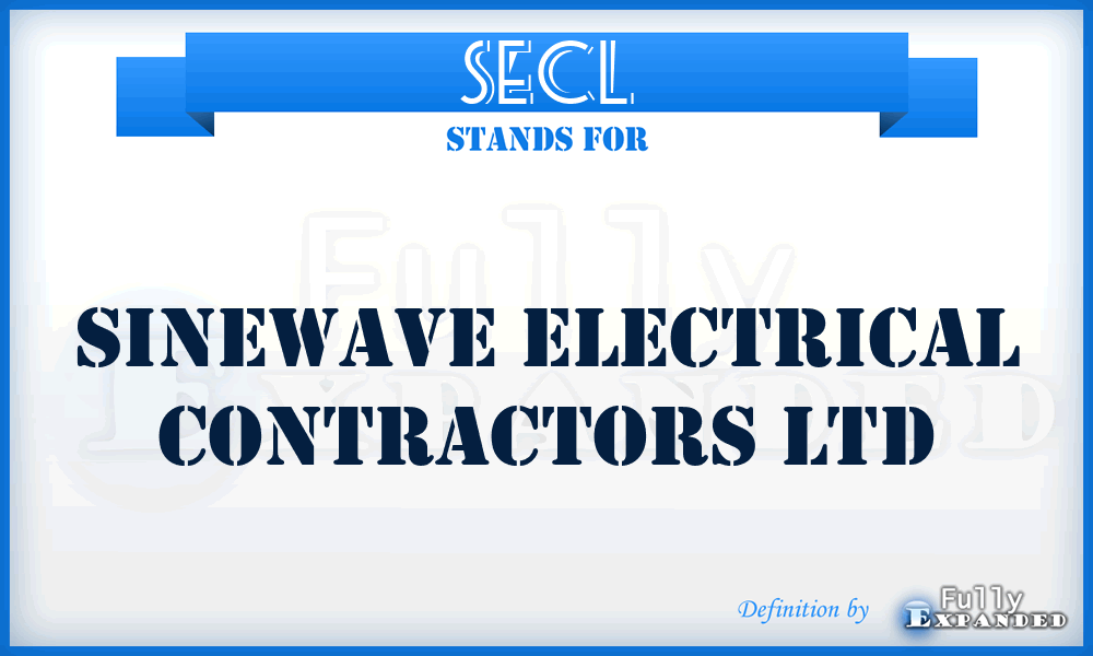 SECL - Sinewave Electrical Contractors Ltd
