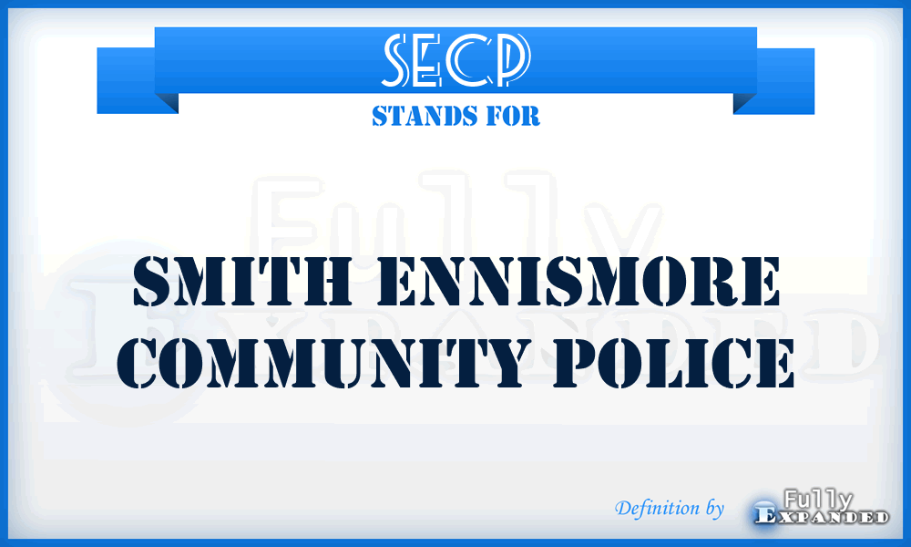 SECP - Smith Ennismore Community Police