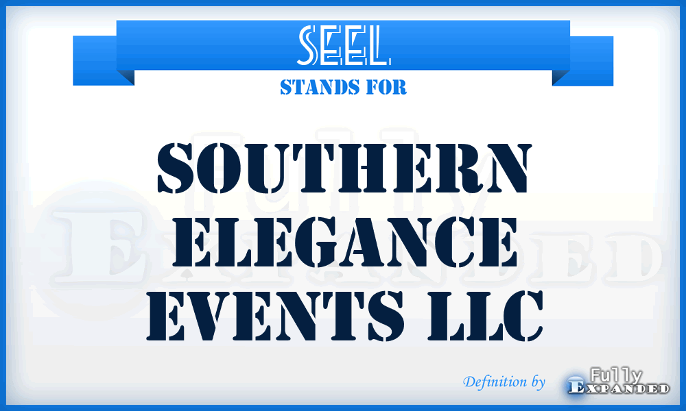 SEEL - Southern Elegance Events LLC