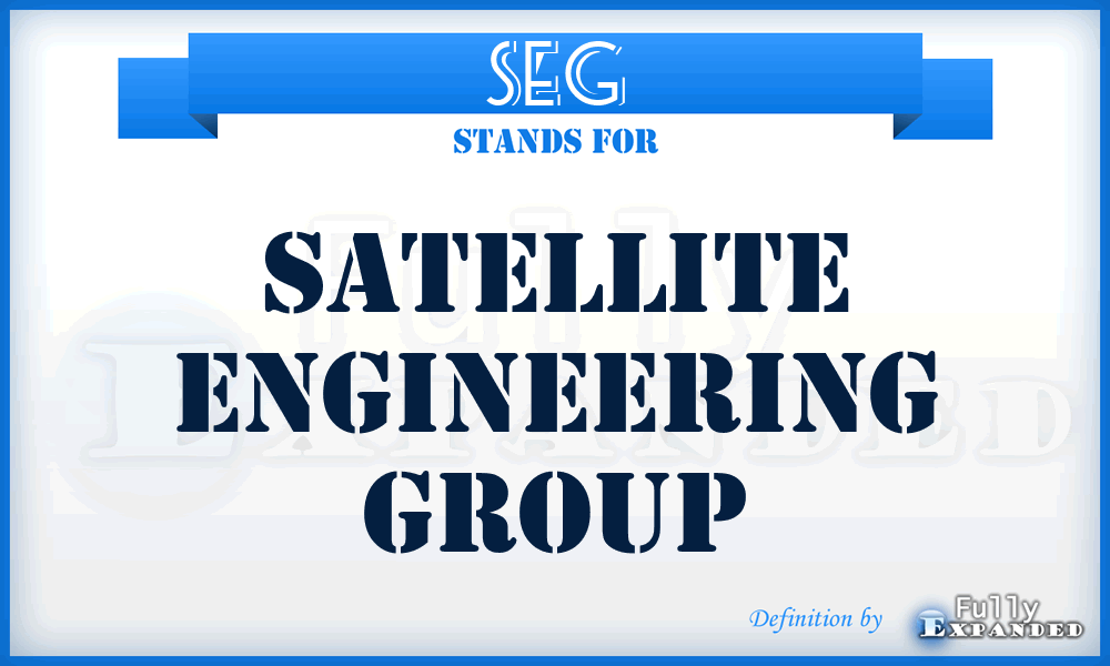 SEG - Satellite Engineering Group