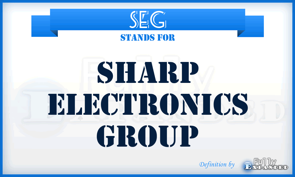 SEG - Sharp Electronics Group