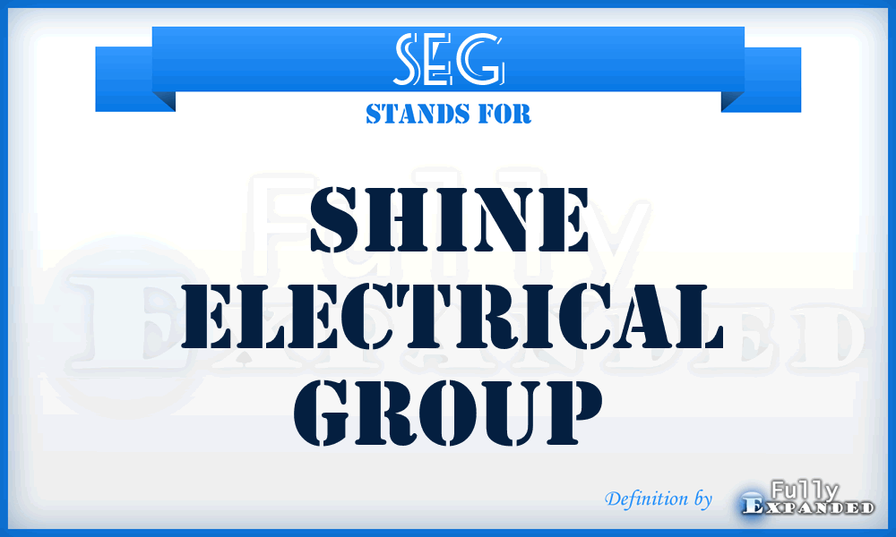 SEG - Shine Electrical Group