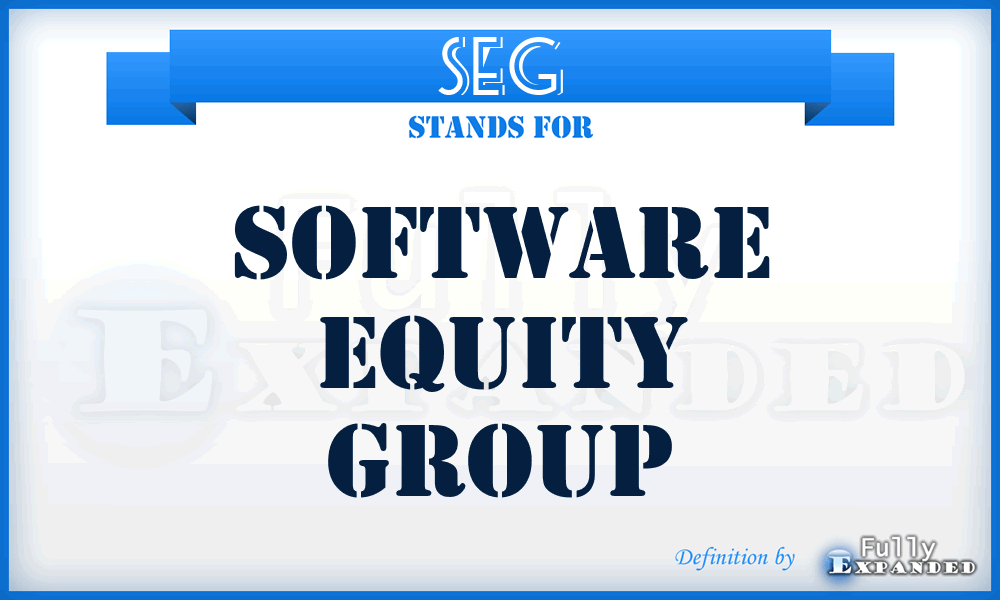 SEG - Software Equity Group