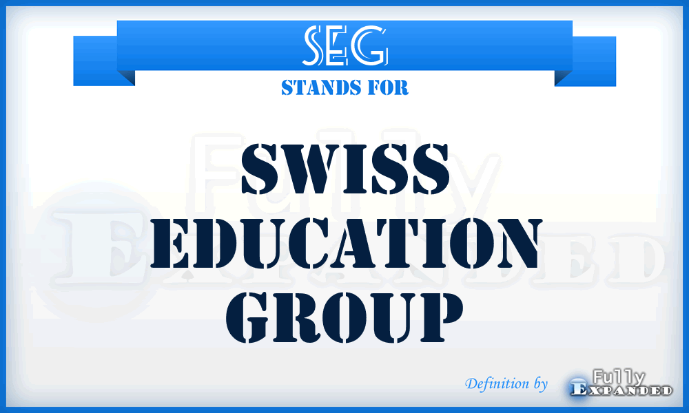 SEG - Swiss Education Group