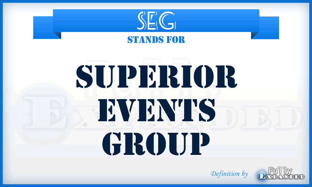 SEG - Superior Events Group