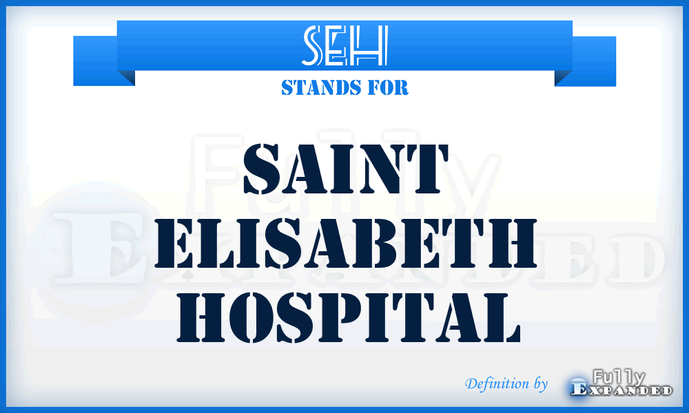 SEH - Saint Elisabeth Hospital