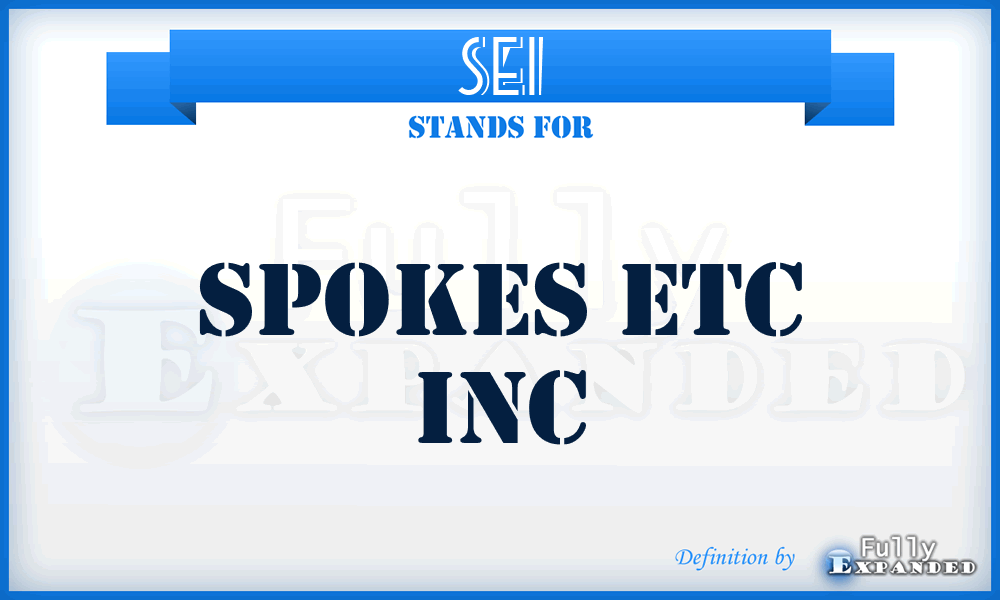 SEI - Spokes Etc Inc