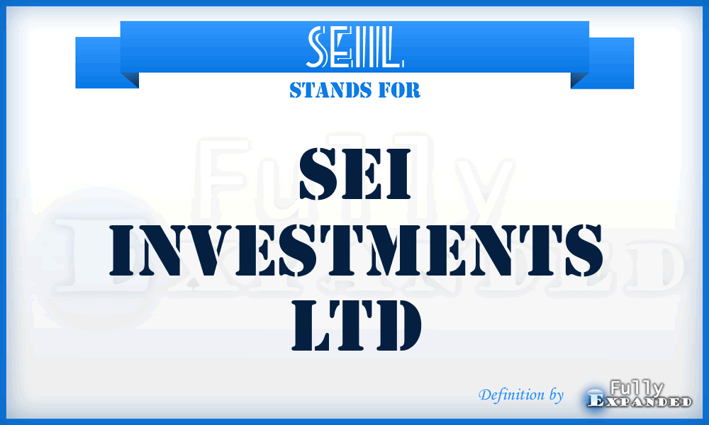 SEIIL - SEI Investments Ltd