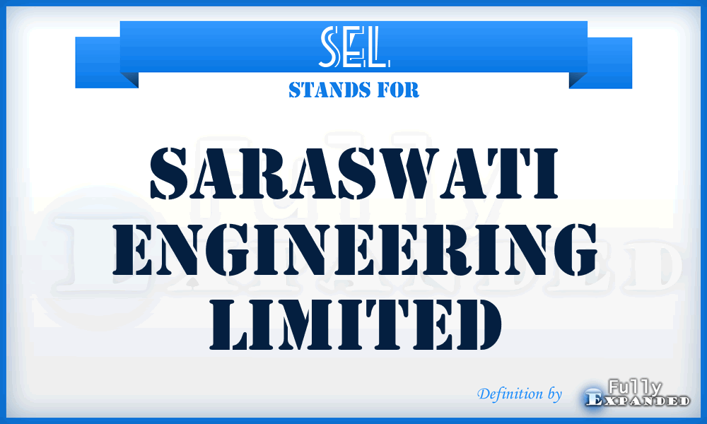 SEL - Saraswati Engineering Limited