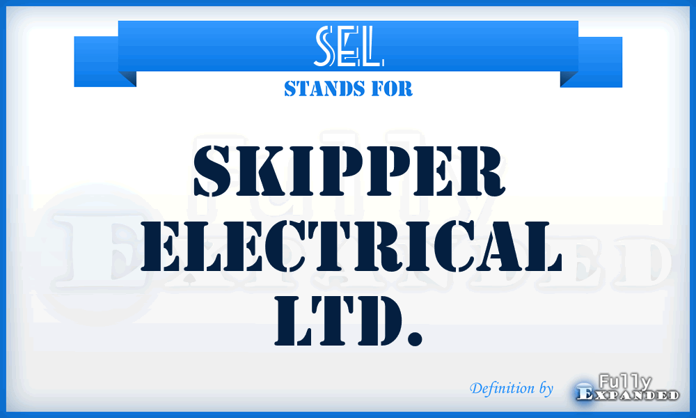 SEL - Skipper Electrical Ltd.