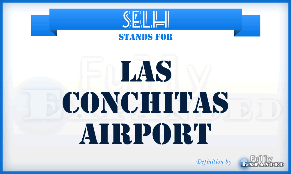 SELH - Las Conchitas airport