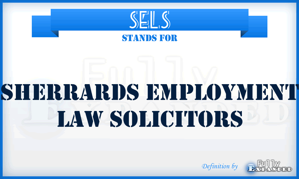 SELS - Sherrards Employment Law Solicitors