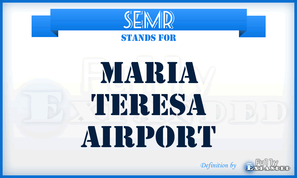 SEMR - Maria Teresa airport