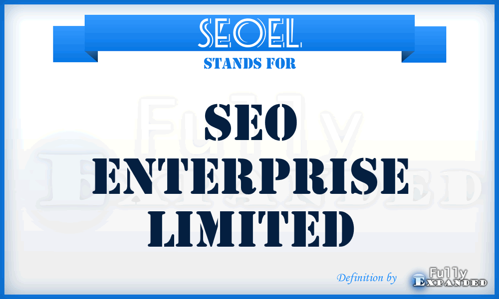 SEOEL - SEO Enterprise Limited