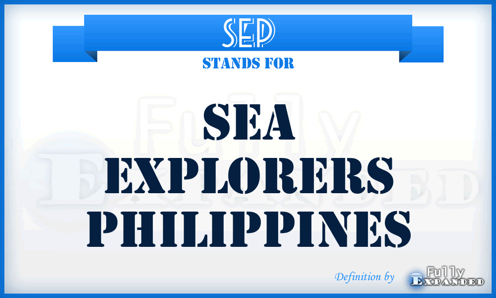 SEP - Sea Explorers Philippines