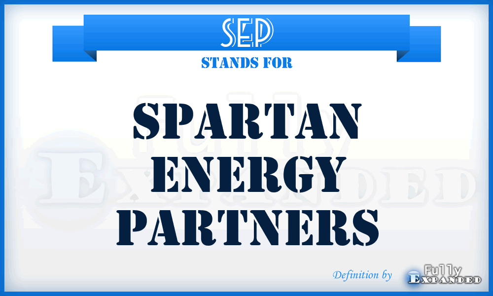 SEP - Spartan Energy Partners