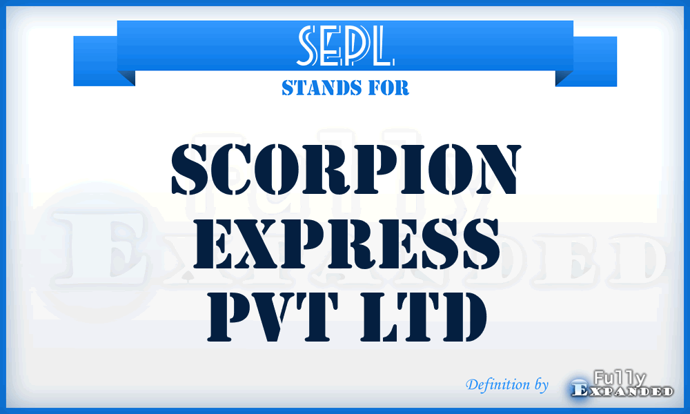 SEPL - Scorpion Express Pvt Ltd