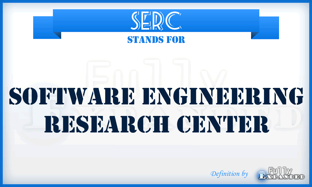 SERC - Software Engineering Research Center