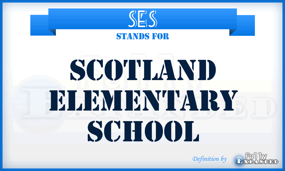 SES - Scotland Elementary School