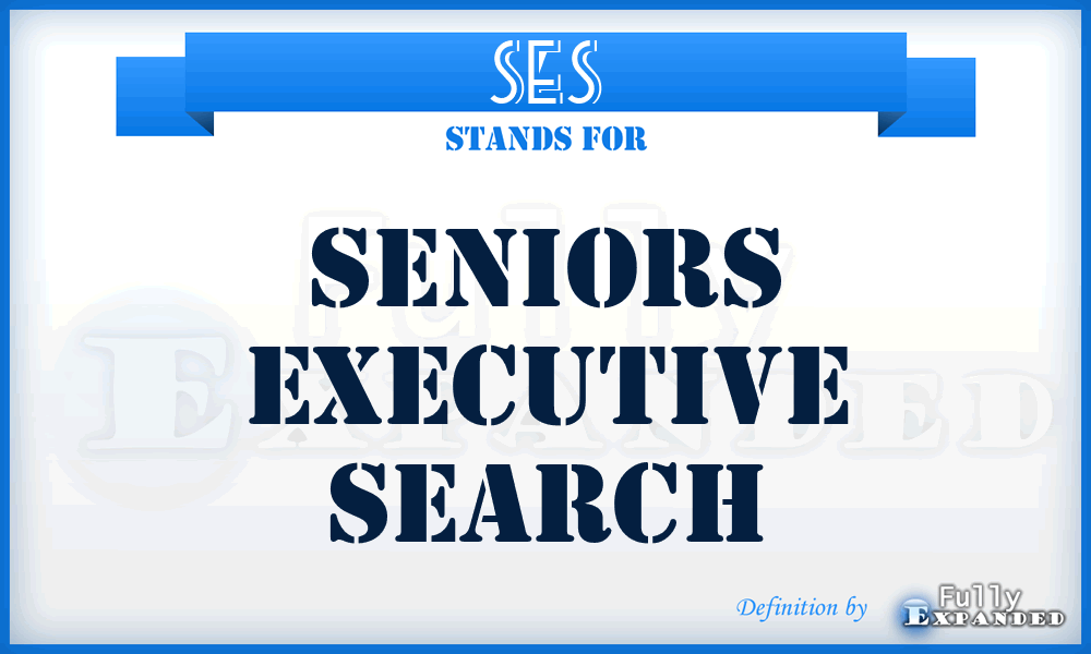 SES - Seniors Executive Search