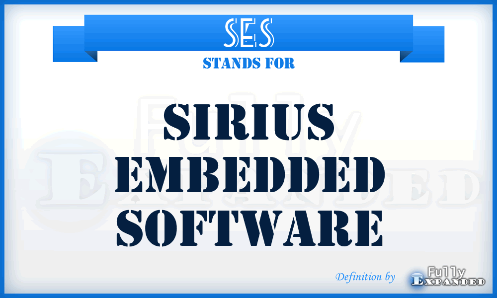SES - Sirius Embedded Software