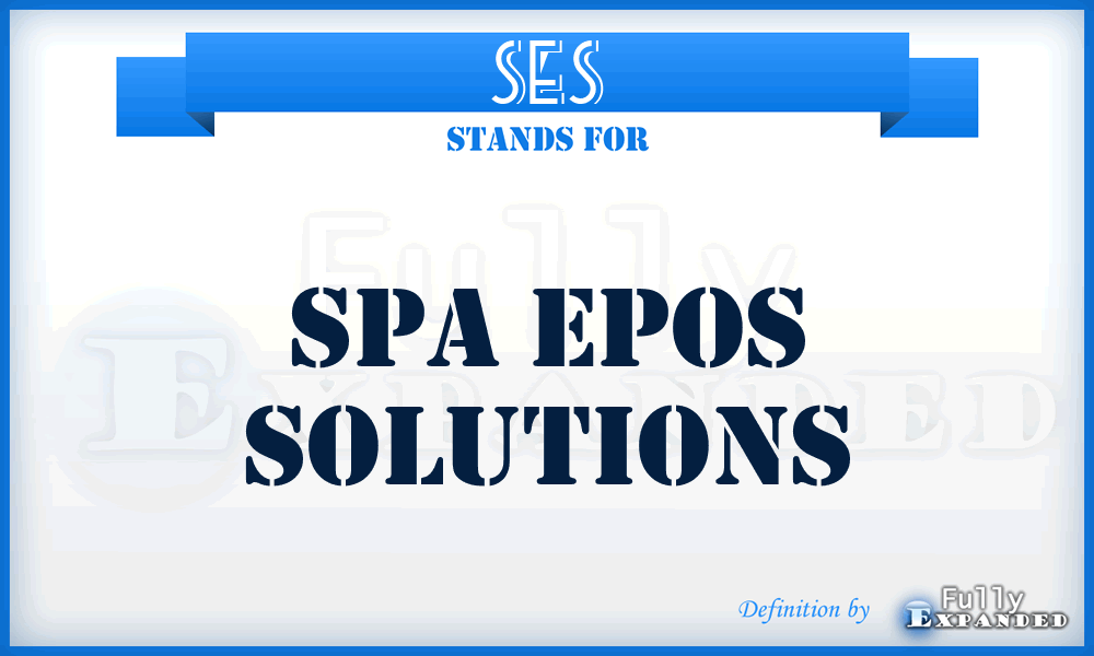 SES - Spa Epos Solutions